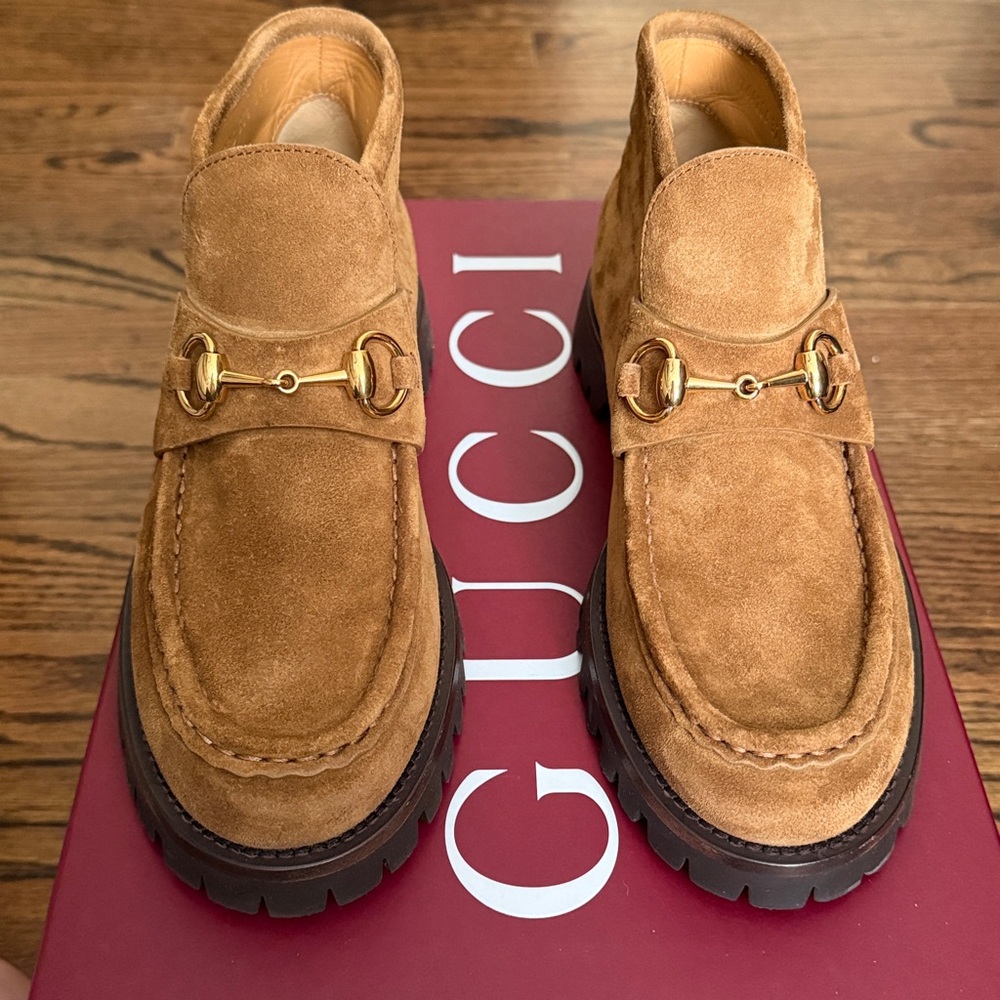 Gucci Horsebit Ankle Boots